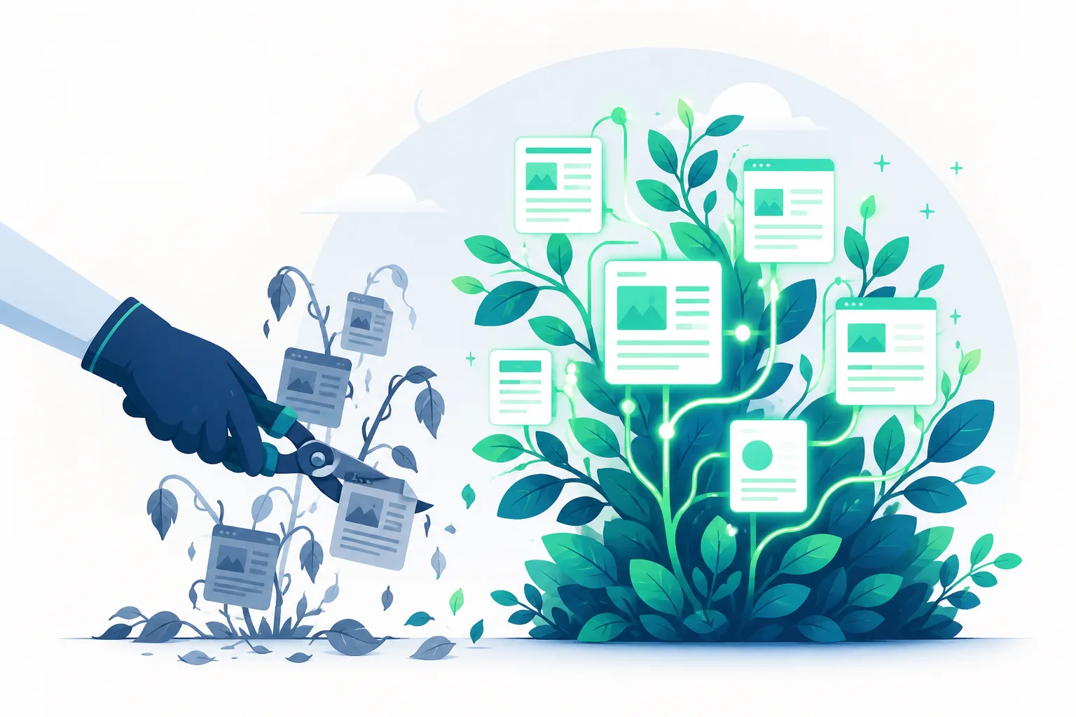 Content pruning: jak sprawdzić, czy agencja SEO usuwa treści, a nie tylko je dodaje